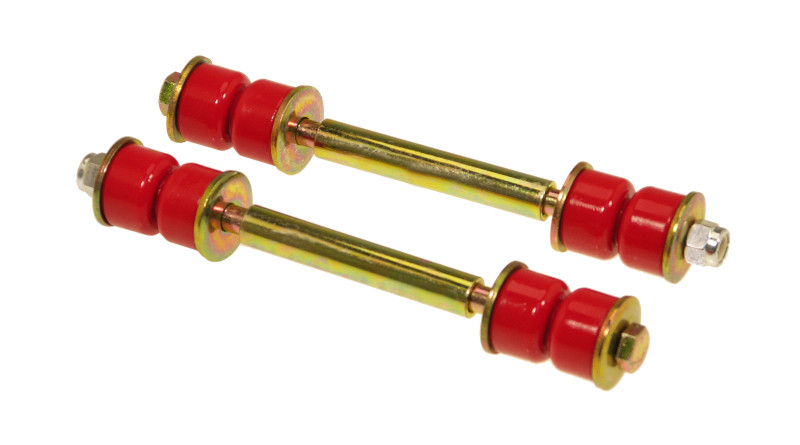 Prothane Universal End Link Set - 5in Mounting Length - Red - 19-416