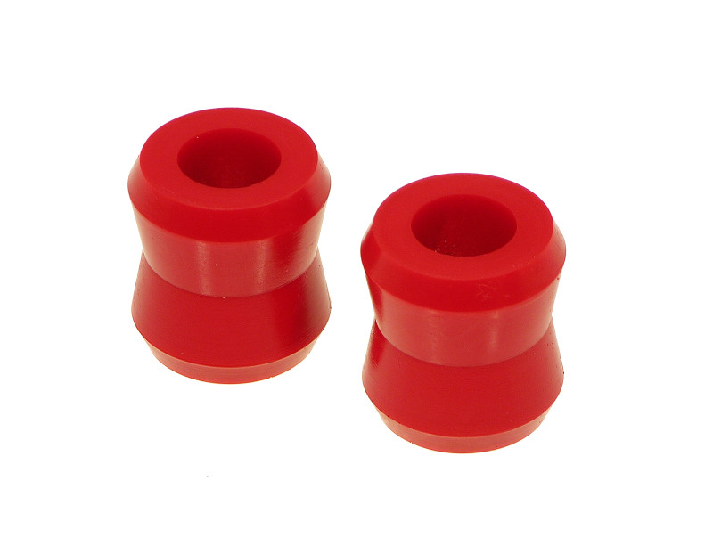 Prothane Universal Shock Bushings - Large Hourglass - 3/4 ID - Red - 19-906