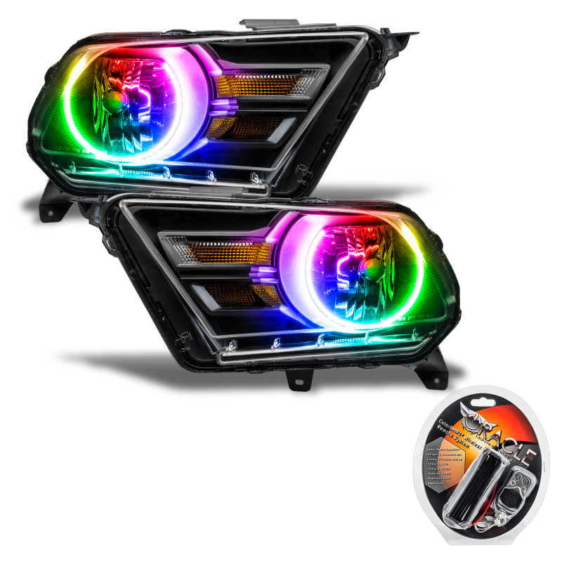 Oracle 10-14 Ford Mustang HL (Non-HID) - ColorSHIFT - 7050-330