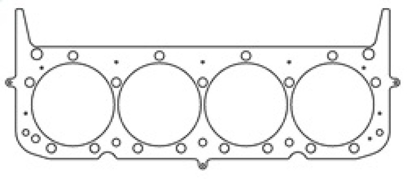 Cometic Chevy Small Block BRODIX BD2000 Heads 4.125in Bore .040in MLS Head Gasket - C5405-040