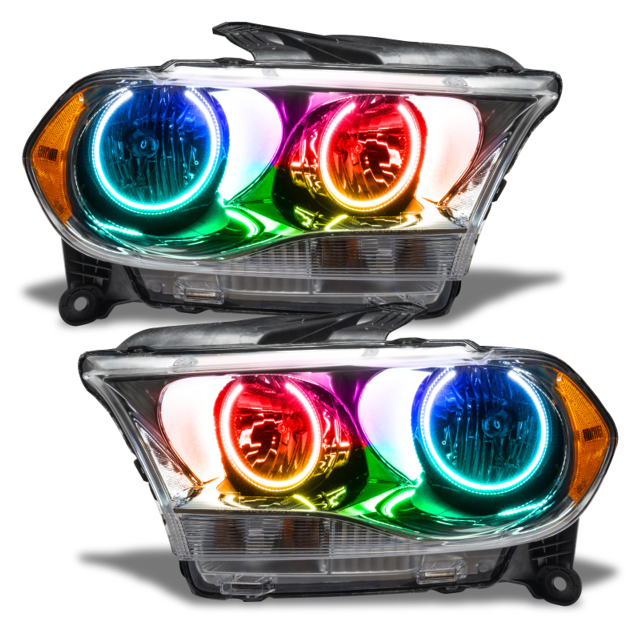 Oracle 11-13 Dodge Durango SMD HL Halogen - Chrome - ColorSHIFT w/o Controller - 7101-334