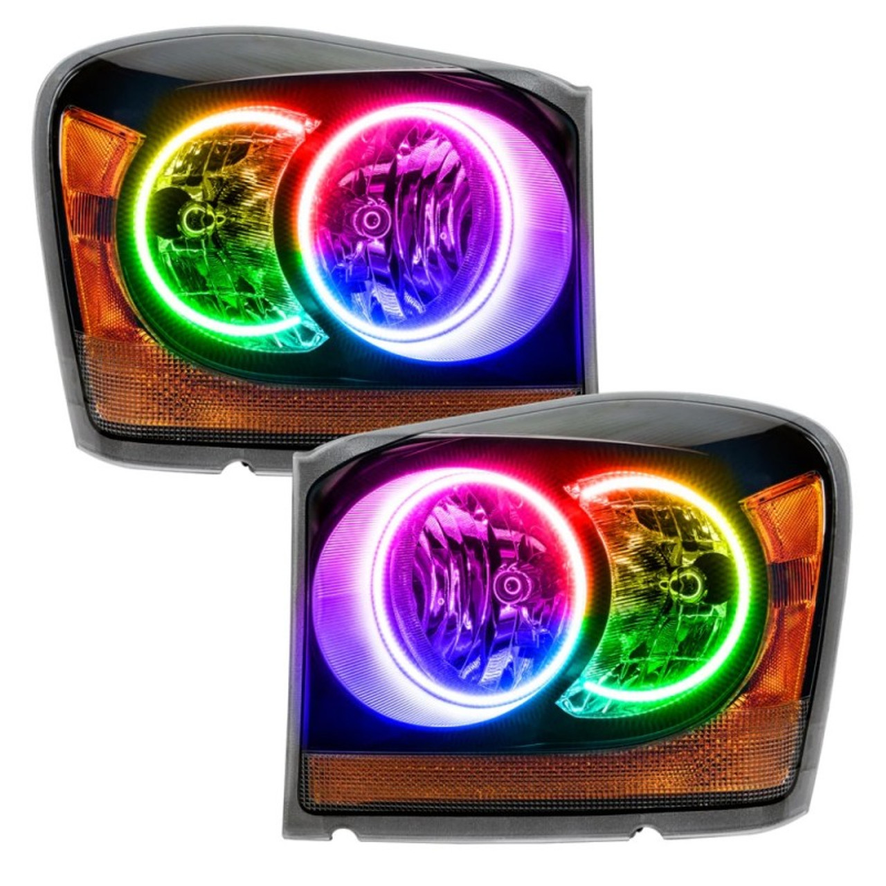 Oracle 04-06 Dodge Durango SMD HL - Black - ColorSHIFT w/ BC1 Controller - 7107-335