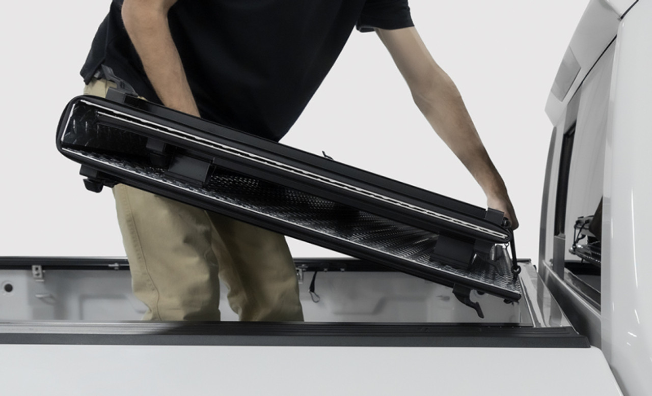 Access LOMAX Tri-Fold Cover Black Urethane Finish 04+ Ford F-150 - 5ft 6in Bed - B3010019