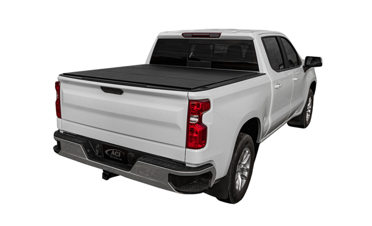 Access LOMAX Tri-Fold Cover Black Urethane Finish 19+ Chevrolet Silverado 1500 - 5ft 8in Bed - B3020079
