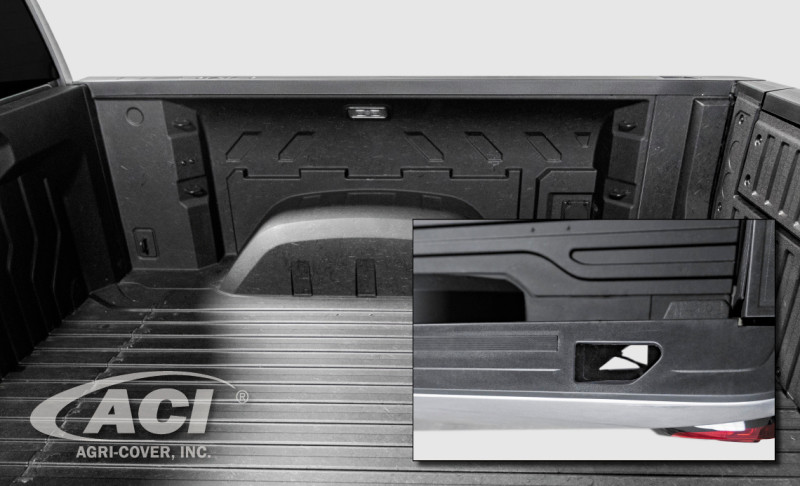 Access LOMAX Folding Hard Cover 19+ Chevy/GMC Full Size 1500 5ft 8in (w/ CarbonPro) Black Urethane - B3020109