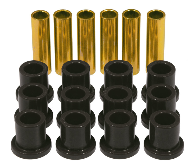 Prothane 57-72 Ford F100/F150 Rear Spring & Shackle Bushings - Black - 6-1001-BL