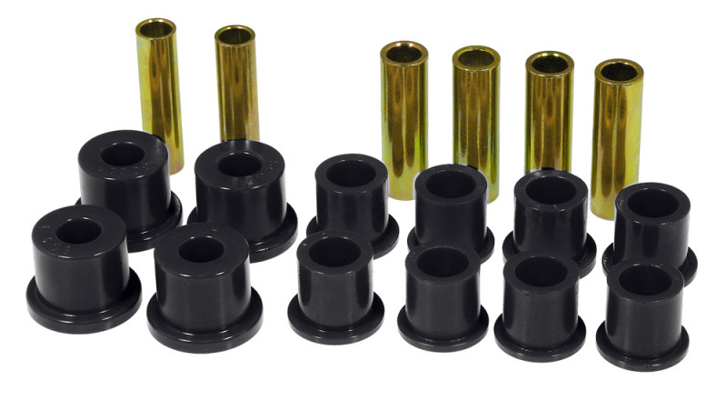 Prothane 82-96 Ford Rear Spring & Shackle Bushings - Black - 6-1017-BL