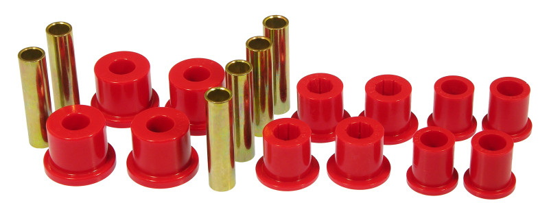 Prothane 89-95 Ford Ranger Spring & Shackle Bushings - Red - 6-1018