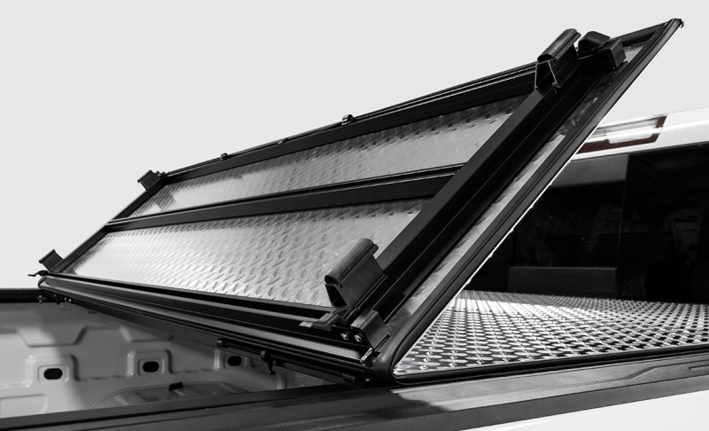 Access LOMAX 2024+ Ford Ranger 5Ft Box Folding Hard Tonneau Cover - Carbon Fiber - B5010089 Photo - Mounted