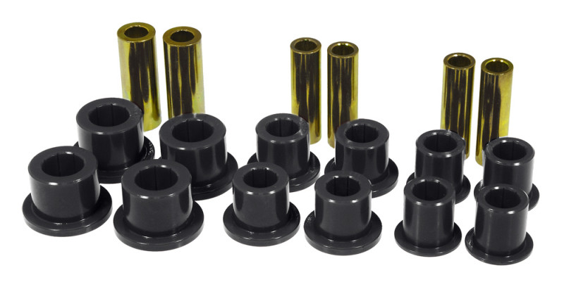 Prothane 99-04 Ford F250/350 SD 2/4wd Front Leaf Spring Bushings - Black - 6-1025-BL