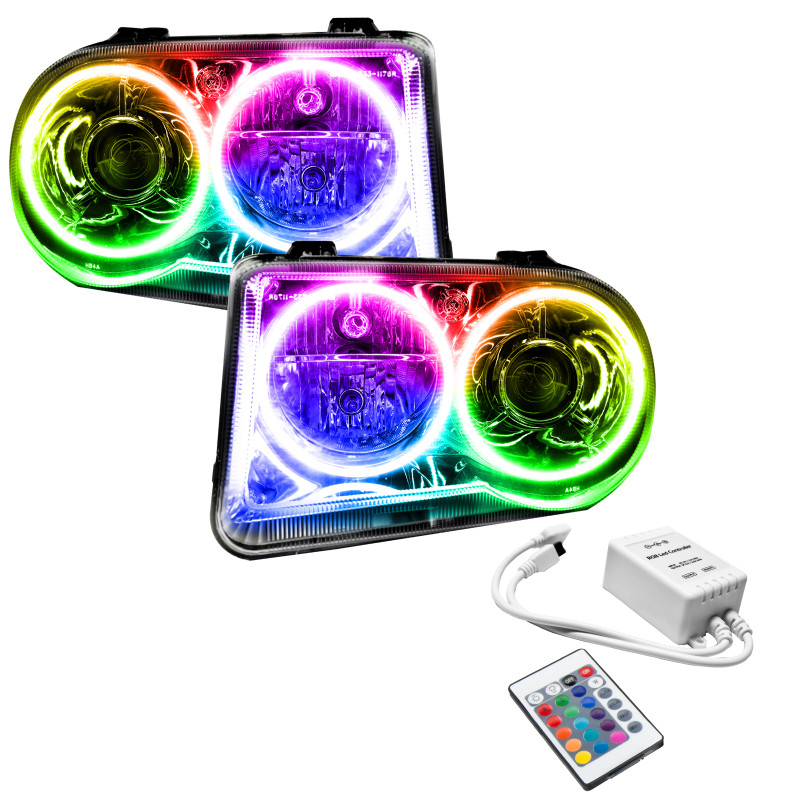 Oracle 05-10 Chrysler 300C V8 SMD HL - Non HID - ColorSHIFT w/ Simple Controller - 7163-504