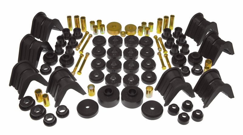 Prothane 66-77 Ford Bronco Total Kit - Black - 6-2016-BL