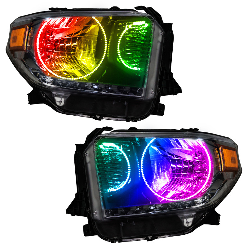 Oracle 14-17 Toyota Tundra SMD HL - Dual Halo Kit - ColorSHIFT w/o Controller - 7204-334