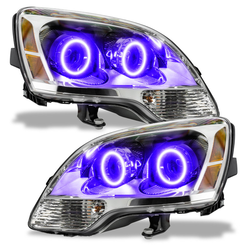 Oracle Lighting 08-12 GMC Acadia Non-HID Pre-Assembled LED Halo Headlights-UV/Purple - 7732-007