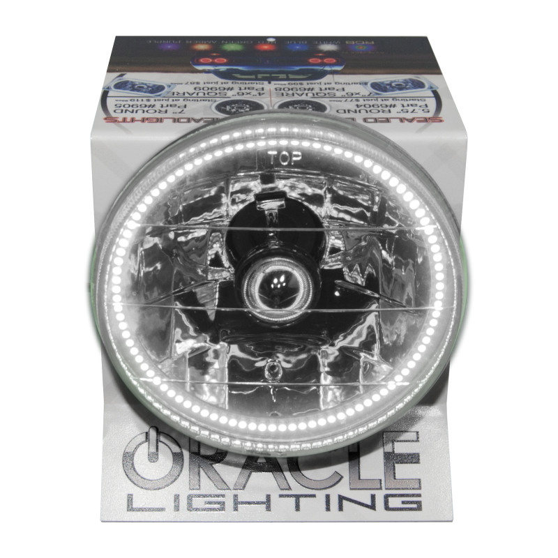 Oracle 5.75 Sealed Beam Powered Display - White - 8066-001