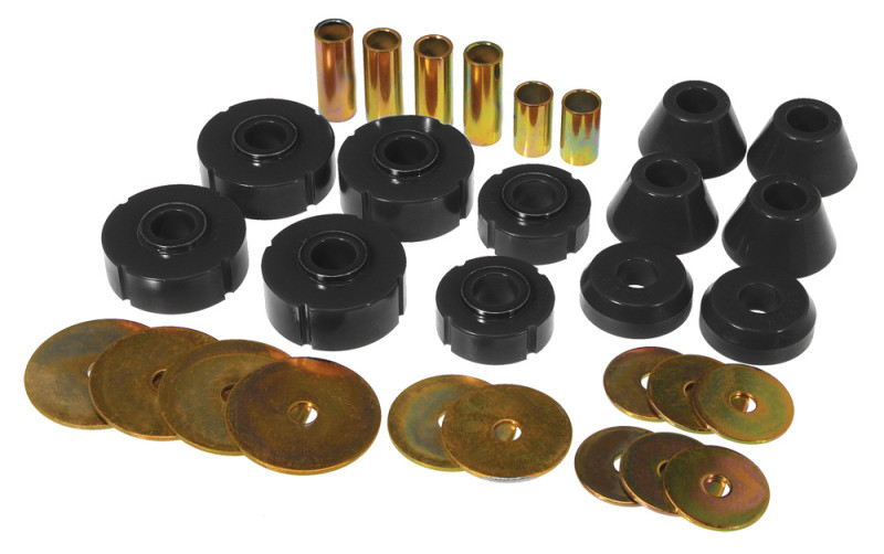 Prothane 73-80 Chevy C10 Body Mount Kit - Black - 7-102-BL