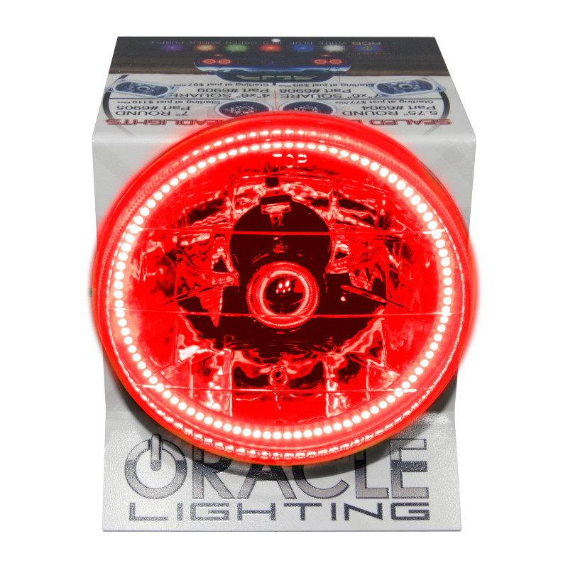 Oracle 5.75 Sealed Beam Powered Display - Red - 8066-003