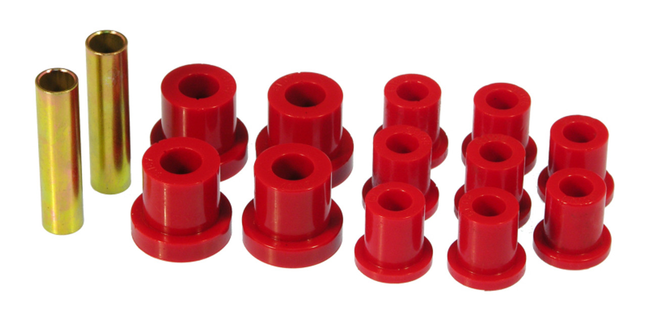 Prothane 54-62 Chevy Corvette Rear Leaf Spring Bushings - Red - 7-1021