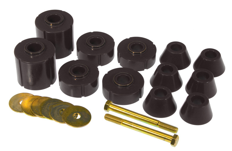 Prothane 73-80 GM Body Mount 12 Bushing Kit - Black - 7-104-BL