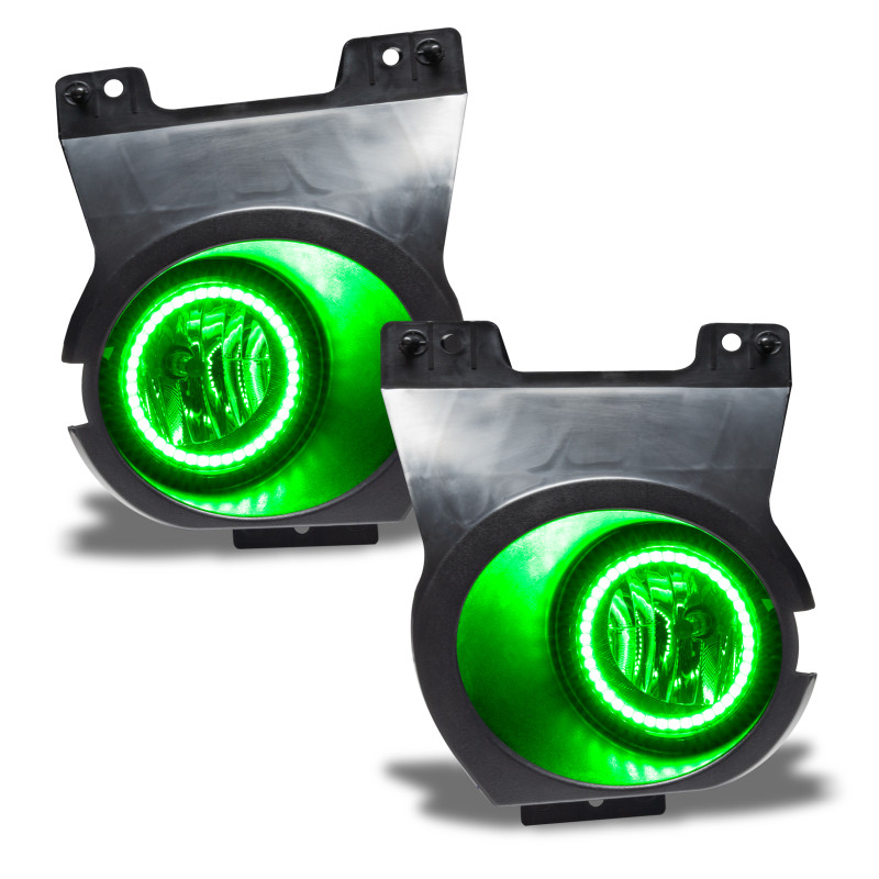 Oracle Lighting 11-14 Ford F-150 Pre-Assembled LED Halo Fog Lights -Green - 8107-004