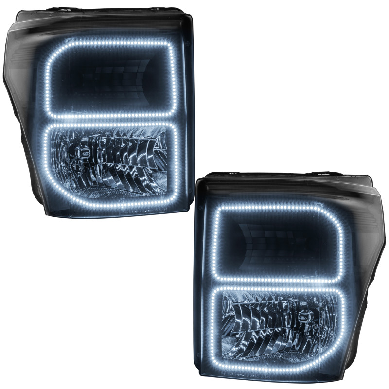 Oracle 11-16 Ford F250/350 LED HL - Black - White - 8159-001