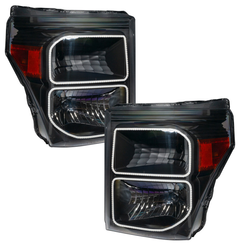 Oracle 11-16 Ford F250/350 LED HL - Black - White - 8159-001