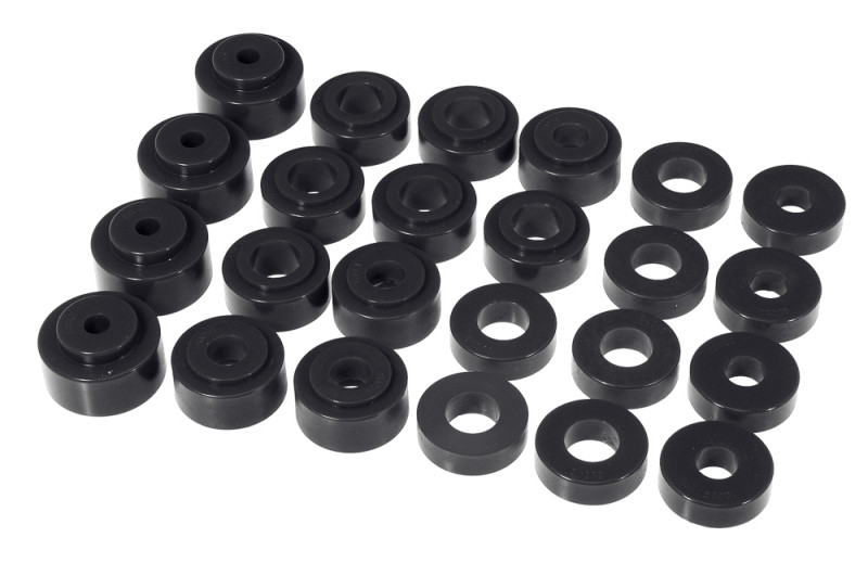 Prothane 68-72 GM Mid-Size Convert Body Mount - Black - 7-124-BL