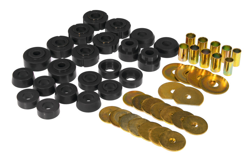 Prothane 65-70 GM Various 2dr Hardtop Body Mount - Black - 7-134-BL