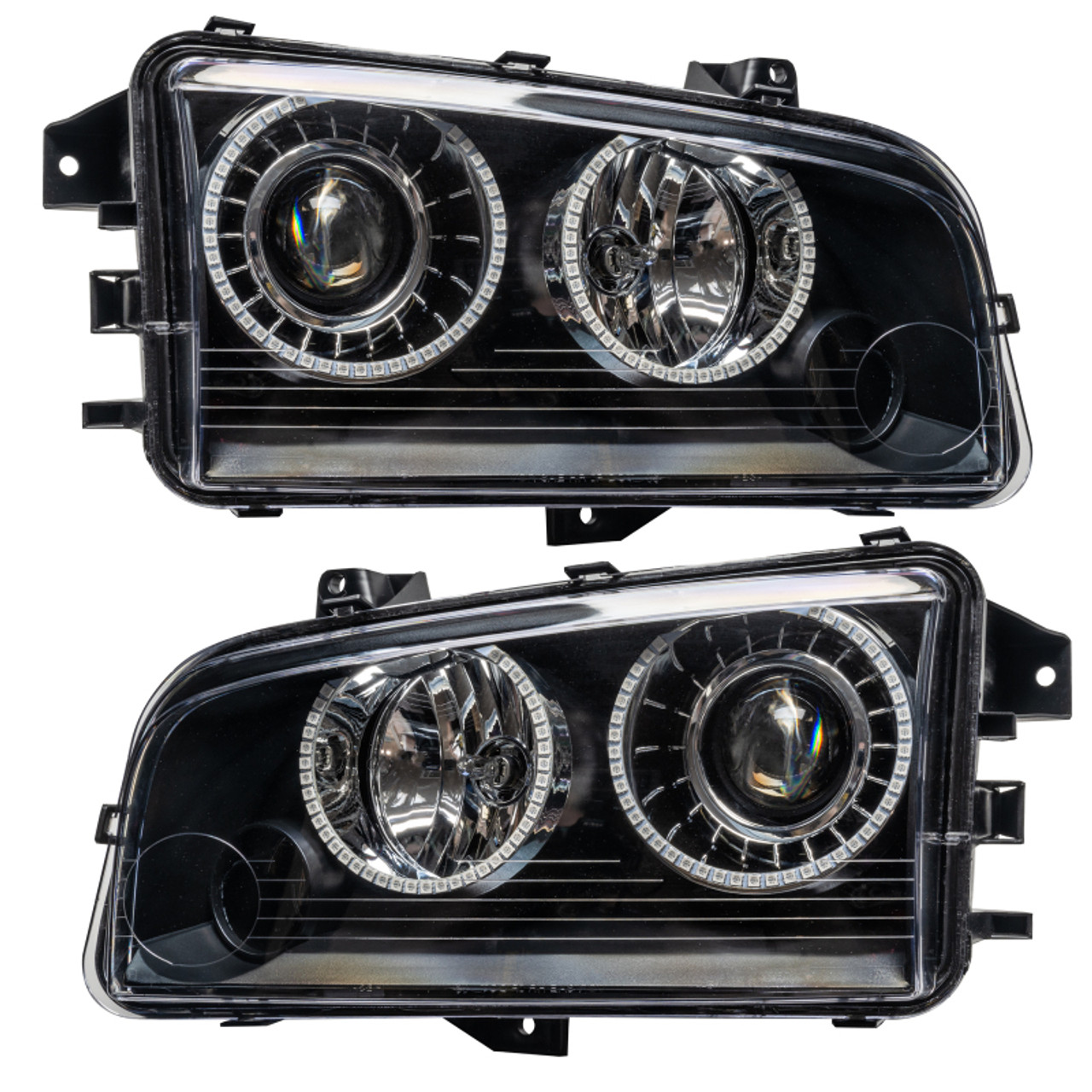 Oracle 08-10 Dodge Charger SMD HL (HID) - ColorSHIFT w/ 2.0 Controller - 8179-333