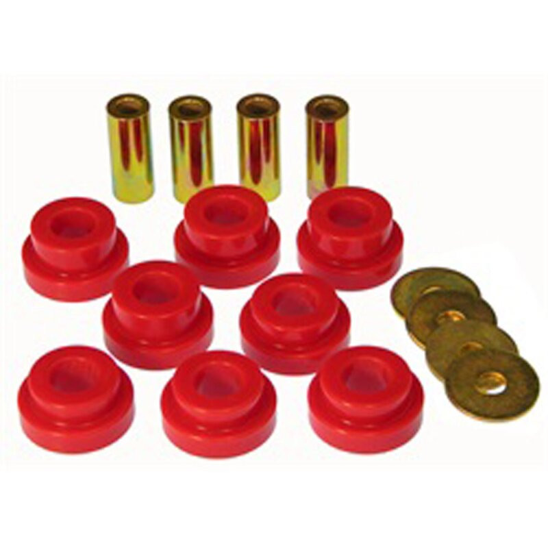 Prothane Chevy Silverado Front Diff Carrier/Support Bushings - Red - 7-1614