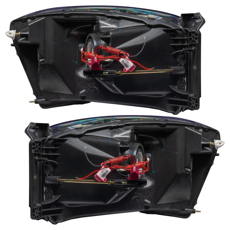 Oracle 07-08 Dodge Ram SMD HL - Black - ColorSHIFT w/ Simple Controller - 8187-504