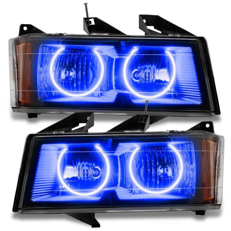 Oracle Lighting 04-12 Chevrolet Colorado Pre-Assembled LED Halo Headlights -Blue - 8902-002