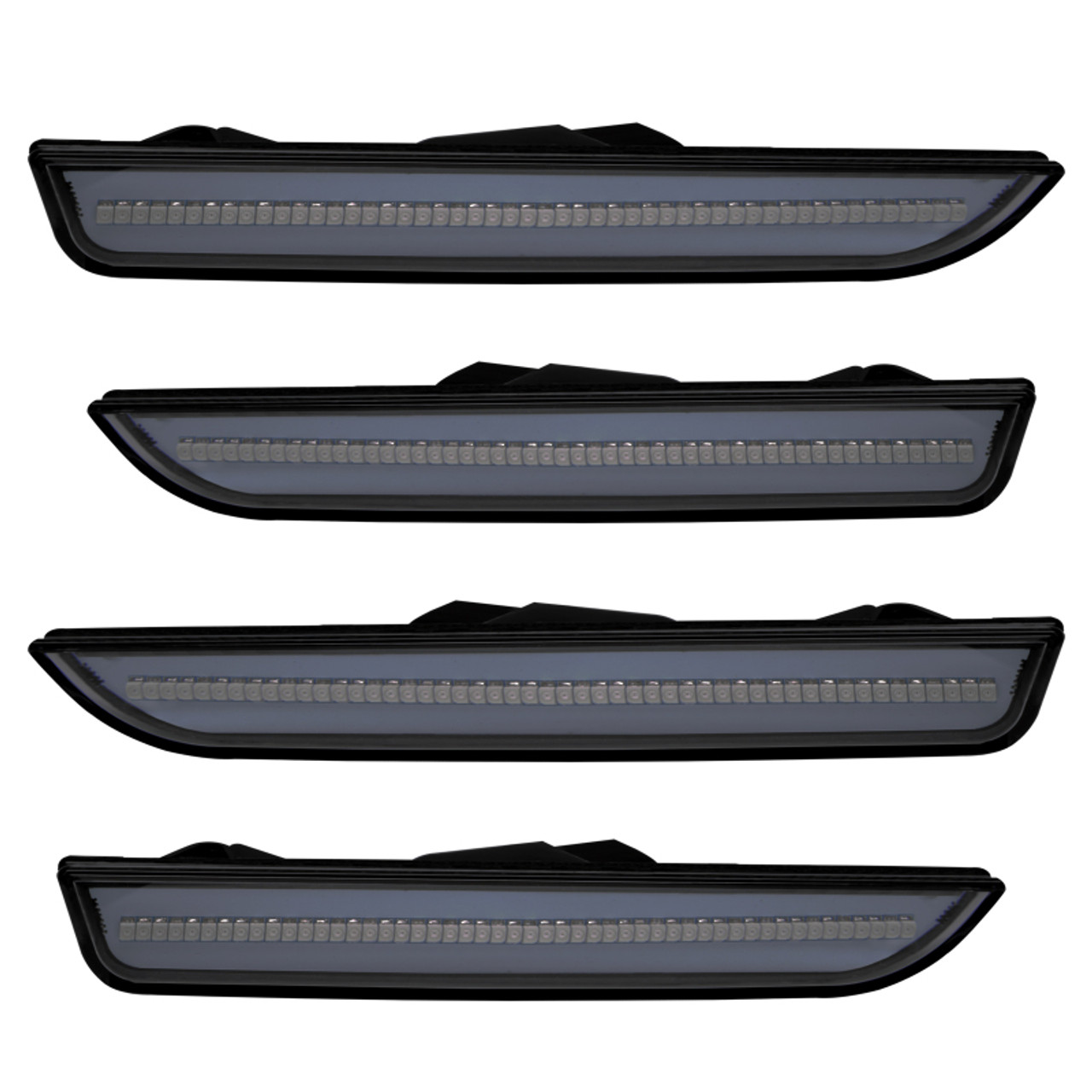 Oracle 10-14 Ford Mustang Concept Sidemarker Set - Tinted - Competition Orange (CY) - 9700-CY-T
