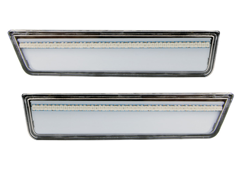 Oracle 11-14 Dodge Charger Concept Sidemarker Set (Rear Only) - Clear - No Paint - 9834-019
