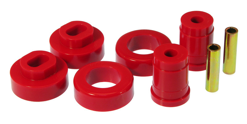 Prothane 84-87 Pontiac Fiero Engine Cradle Mounts - Red - 7-502