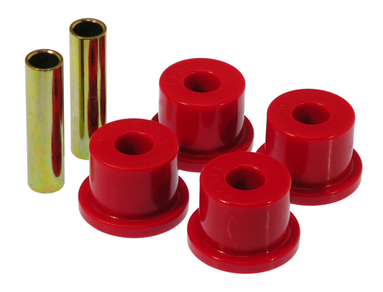 Prothane 73-87 GM Rear 1.75in OD Frame Shackle Bushings - Red - 7-804