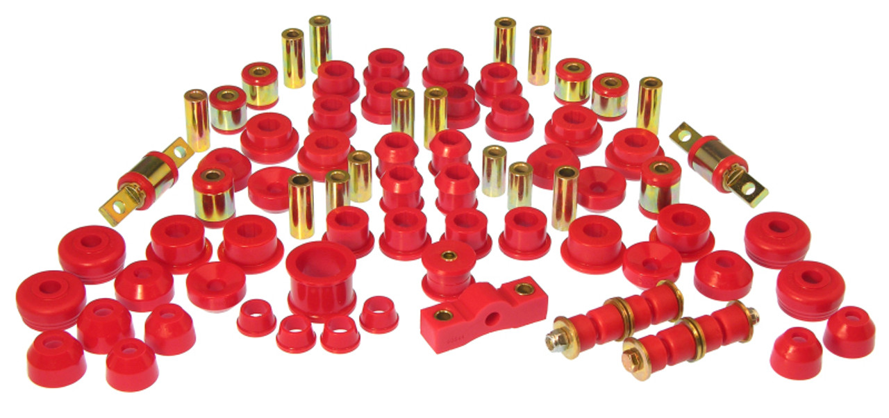 Prothane 88-91 Honda Civic Total Kit - Red - 8-2009
