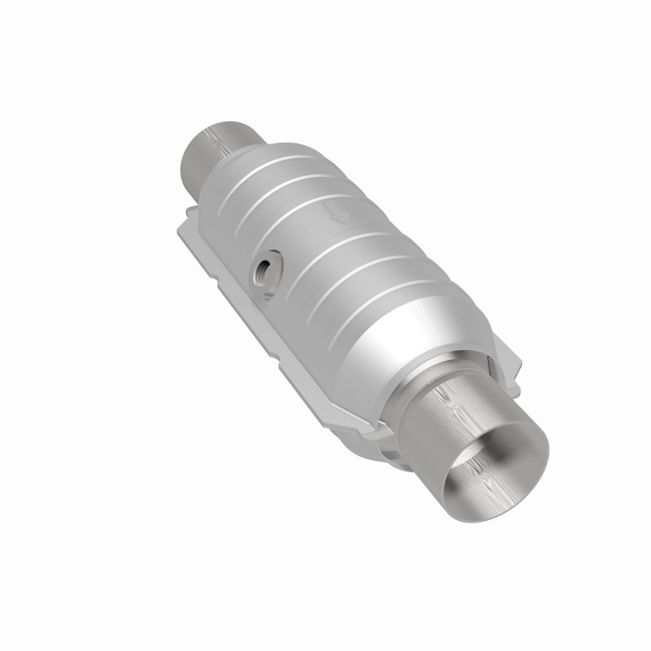 MagnaFlow Conv Univ 2.5in Inlet/Outlet Center/Center Round 11in Body L x 5.125in W x 15in Overall L - 51356