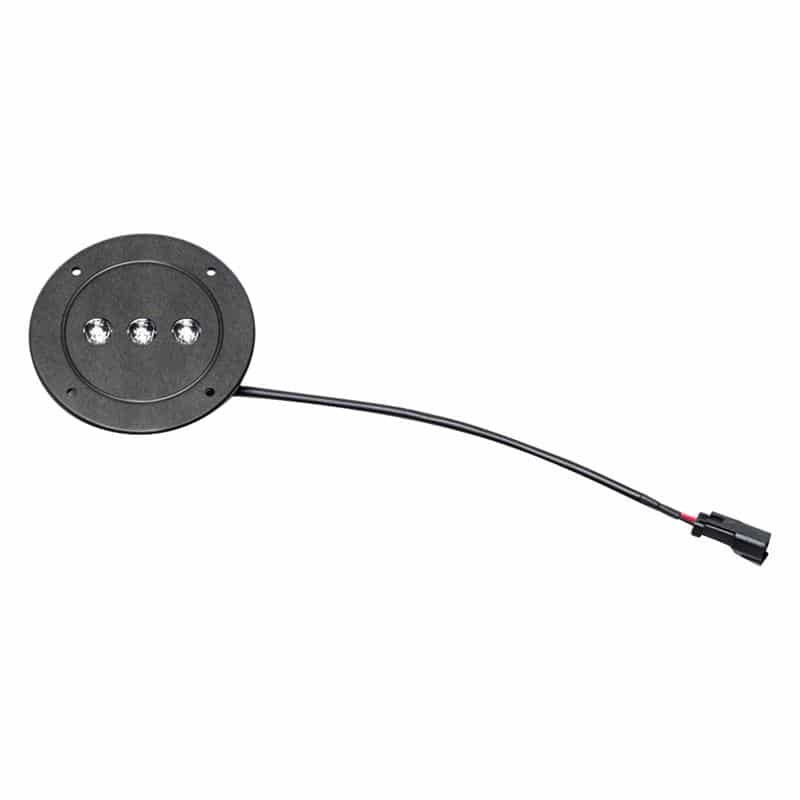 Putco Luminix High Power LED - 5in Round Flush Mount - 3 LED - 1200LM - 3.5x.75x4.5in - 10005