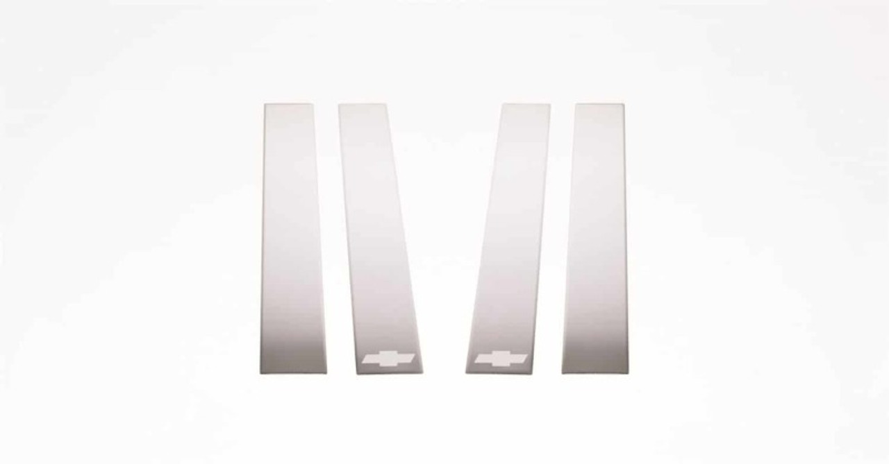 Putco 14-14 Chevrolet Silverado HD - (Ext Cab) - 4pcs Stainless Steel Pillar Posts Classic - 402608