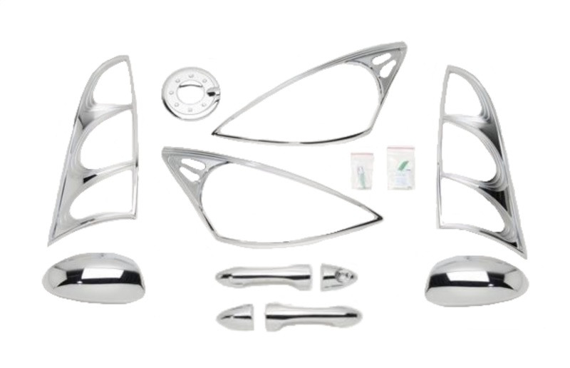 Putco 00-04 Ford Focus (2 Door) DH/MC/TL/HL/FTC Chrome Trim Accessory Kits - 405069
