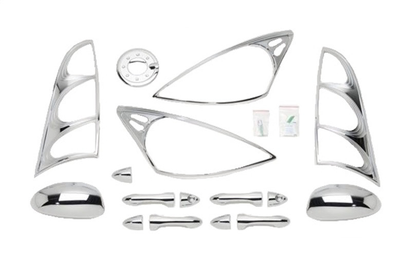 Putco 00-04 Ford Focus (4 Door) DH/MC/TL/HL/FTC Chrome Trim Accessory Kits - 405070