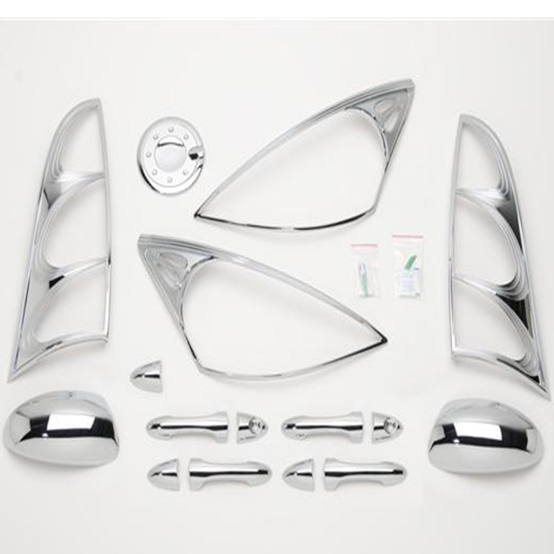 Putco 00-04 Ford Focus (4 Door) DH/MC/TL/HL/FTC Chrome Trim Accessory Kits - 405070