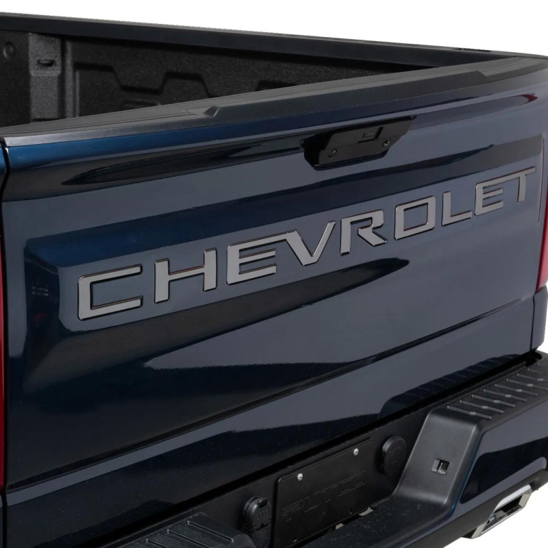 Putco 23-24 Chevrolet Colorado - Grille Letters - Black Platinum Chevrolet Letters - 55555BPGM