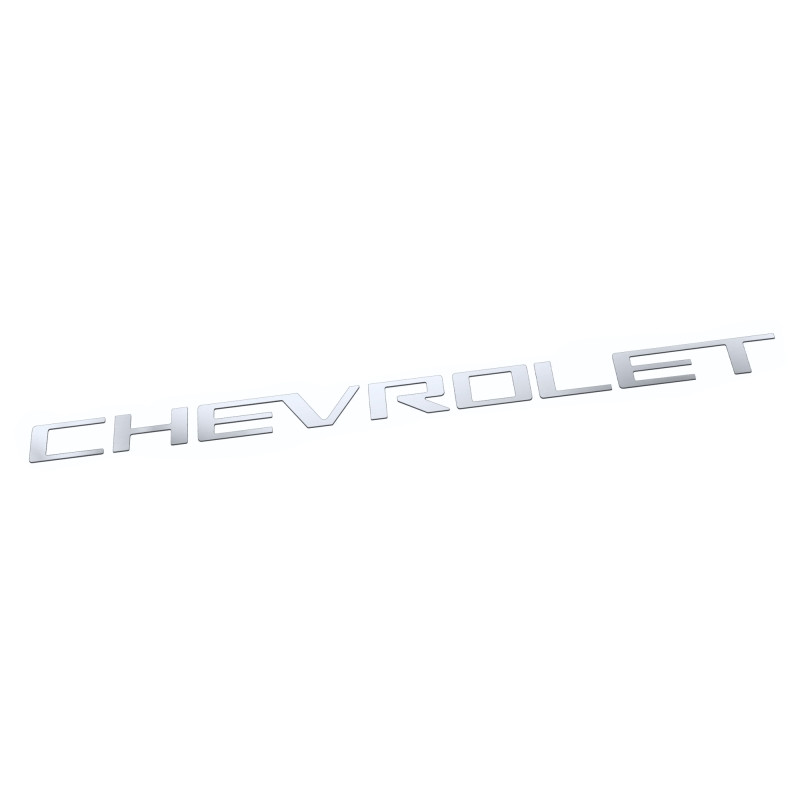 Putco 23-24 Chevrolet Colorado - Grille Letters - Black Platinum Chevrolet Letters - 55555BPGM