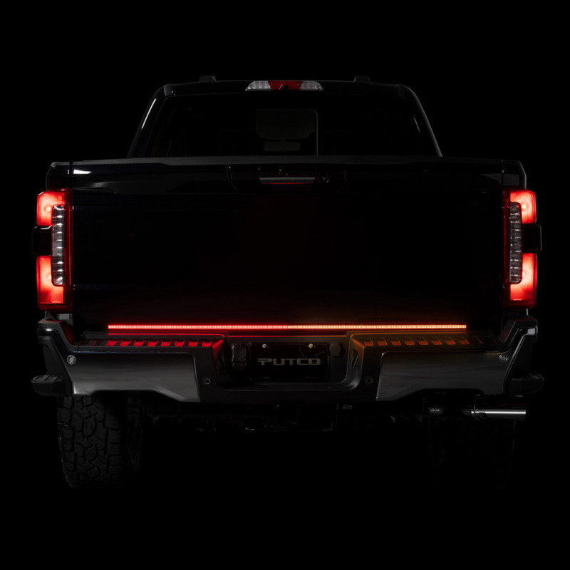 Putco 23-24 Ford SuperDuty F-250/F-350/F-450 60In Freedom Blade Tailgate Bars w/ Halogen Taillamps - 760060-32 Photo - lifestyle view