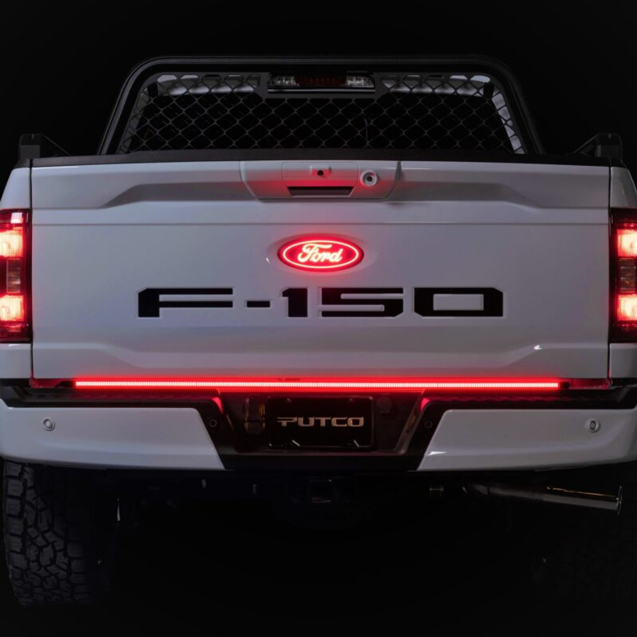 Putco 2024+ Ford F150 w/Factory LED Tail Light & OBS 60in Freedom Blade Tailgate Light Bar - 760060-38 Photo - Primary