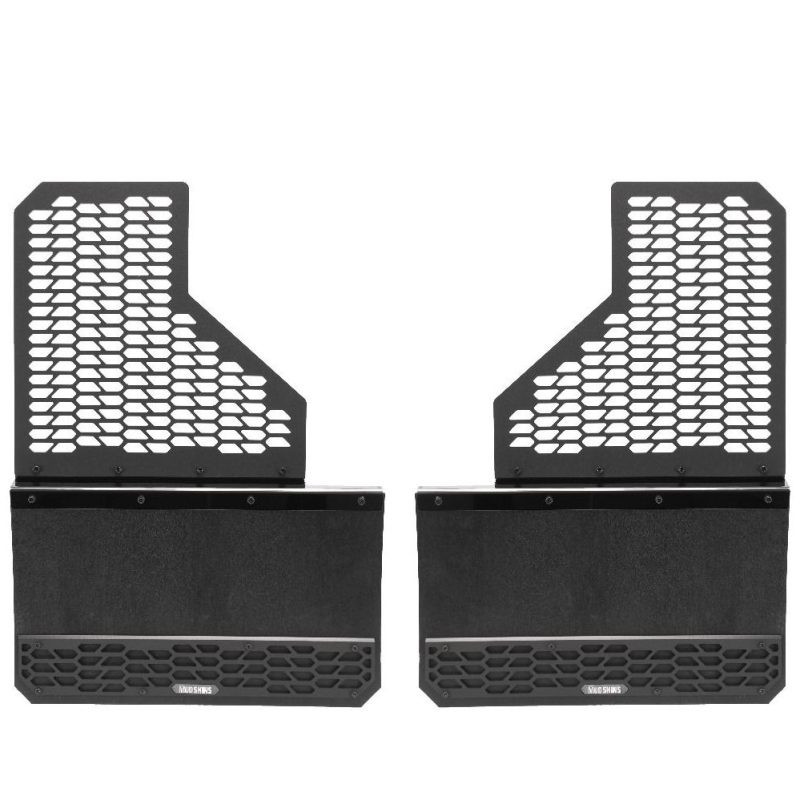 Putco 11-16 Ford SuperDuty Dually - (Fits Rear) - Set of 2 Mud Skins - HDPE w/ Hex Shield - 78255