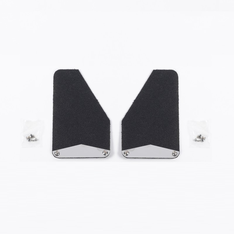 Putco Universal - Rubber Mud Flap w/ SS Trim (6in x 10in) - 79472