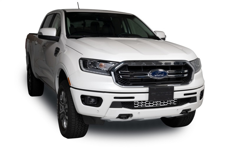 Putco 19-20 Ford Ranger w/o Adaptive Cruise - Hex Shield - Polished SS Bumper Grille Inserts - 82163